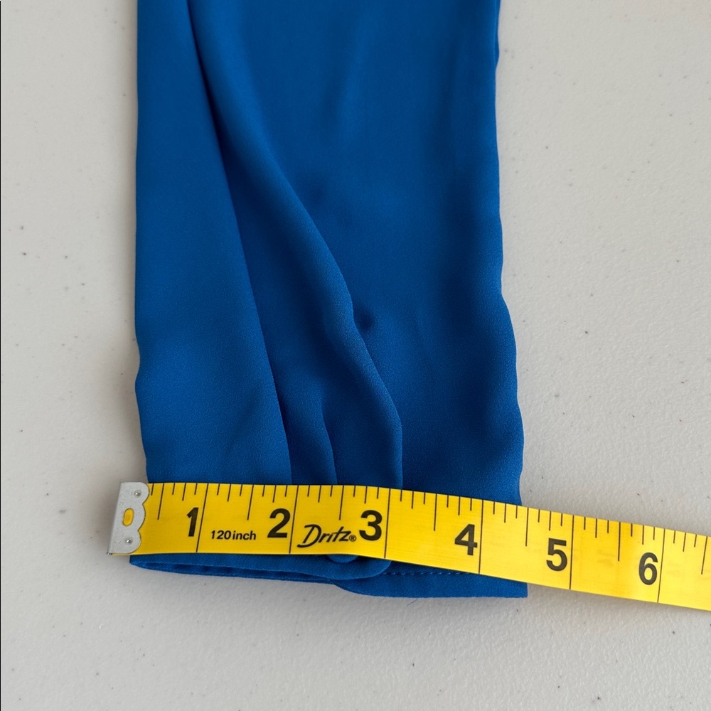 J. Crew Vibrant Blue Button-Up Blouse - Picture 15 of 16